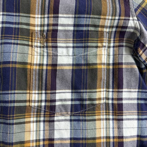 Shirts By AG Adriano‎ Goldschmied Purple Plaid Flannel Mens Size Medium Casual - Picture 3 of 9